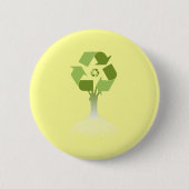 Recyclingstructuur Ronde Button 5,7 Cm (Voorkant)