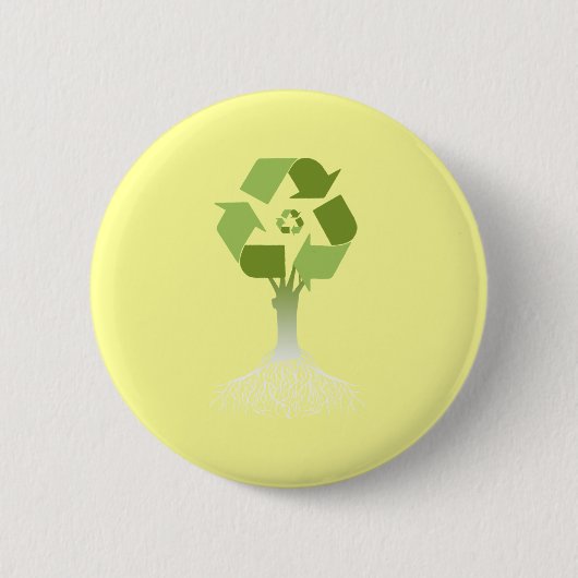 Recyclingstructuur Ronde Button 5,7 Cm (Voorkant)
