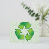 Recyclingsymbool Briefkaart (Staand voorkant)