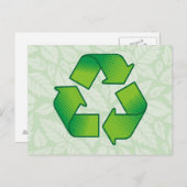 Recyclingsymbool Briefkaart (Voorkant / Achterkant)