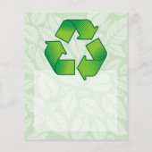 Recyclingsymbool Flyer (Achterkant)