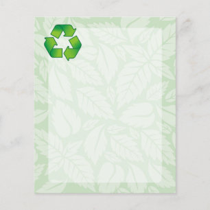 Recyclingsymbool Flyer