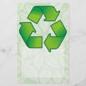 Recyclingsymbool Flyer (Achterkant)