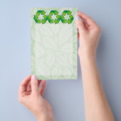 Recyclingsymbool Flyer (Hand)