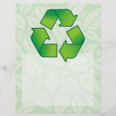 Recyclingsymbool Flyer (Achterkant)