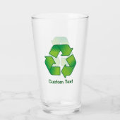 Recyclingsymbool Glas (Achterkant)