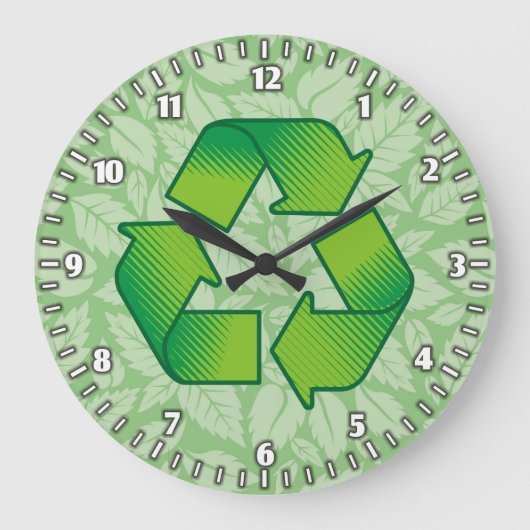 Recyclingsymbool Grote Klok (Voorkant)