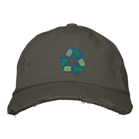 Recyclingsymbool Hoed Pet (Voorkant)