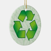Recyclingsymbool Keramisch Ornament (Rechts)