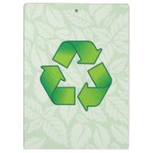 Recyclingsymbool Klembord (Achterkant)