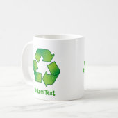 Recyclingsymbool Koffiemok (Voorkant links)