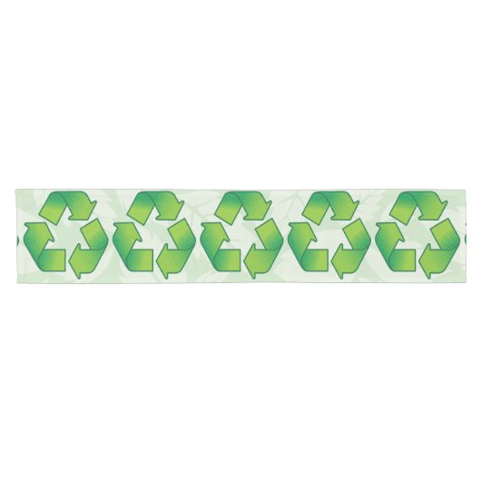 Recyclingsymbool Korte Tafelloper (Horizontaal)