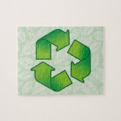 Recyclingsymbool Legpuzzel (Horizontaal)