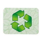 Recyclingsymbool Magneet (Horizontaal)