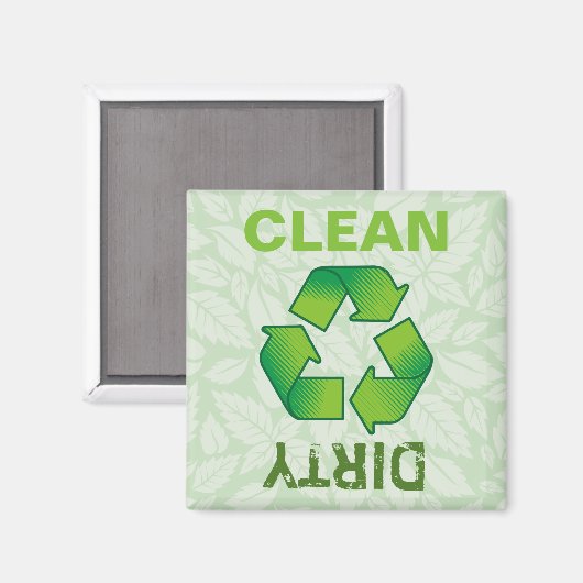 Recyclingsymbool Magneet (Voorkant / Achterkant)