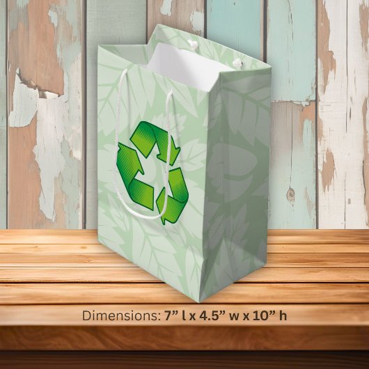 Recyclingsymbool Medium Cadeauzakje