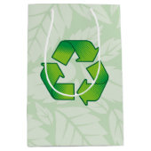 Recyclingsymbool Medium Cadeauzakje (Voorkant)