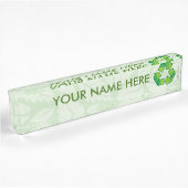 Recyclingsymbool Naambordje