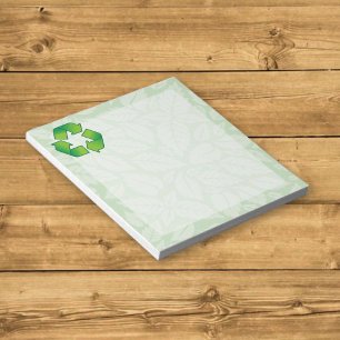 Recyclingsymbool Notitieblok