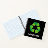 Recyclingsymbool Notitieboek (Binnen)