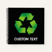 Recyclingsymbool Notitieboek (Voorkant)