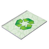 Recyclingsymbool Notitieboek (Linkerzijde)