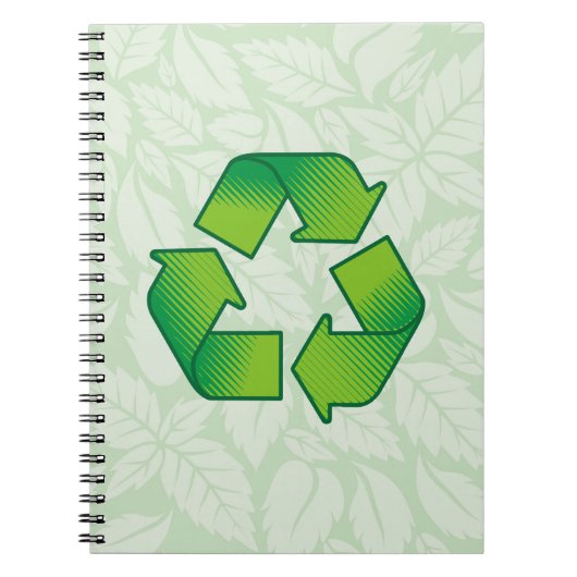 Recyclingsymbool Notitieboek (Voorkant)