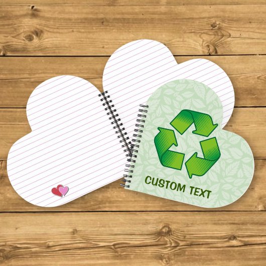 Recyclingsymbool Notitieboek