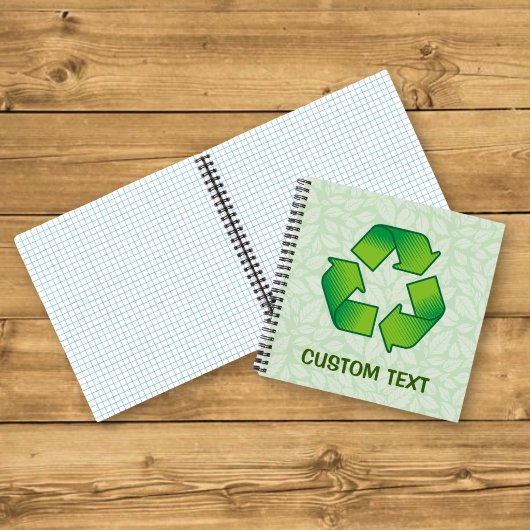 Recyclingsymbool Notitieboek