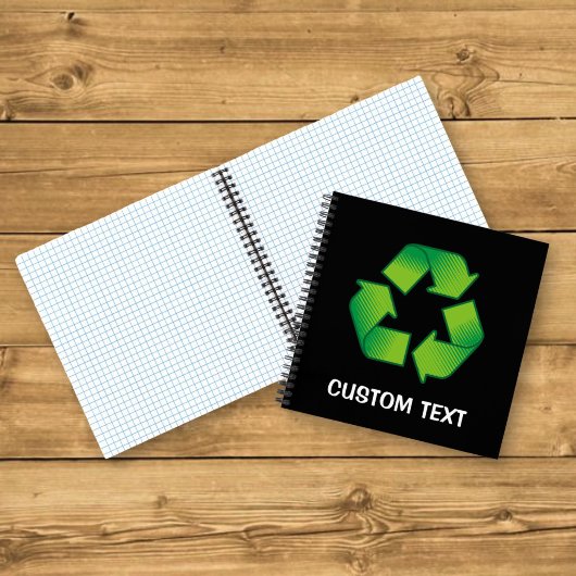 Recyclingsymbool Notitieboek