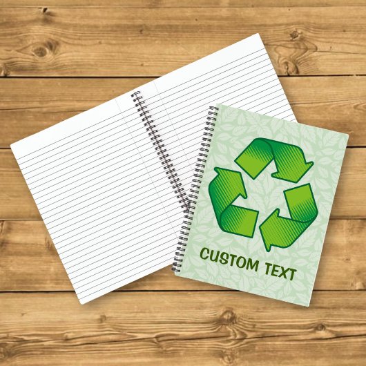 Recyclingsymbool Notitieboek