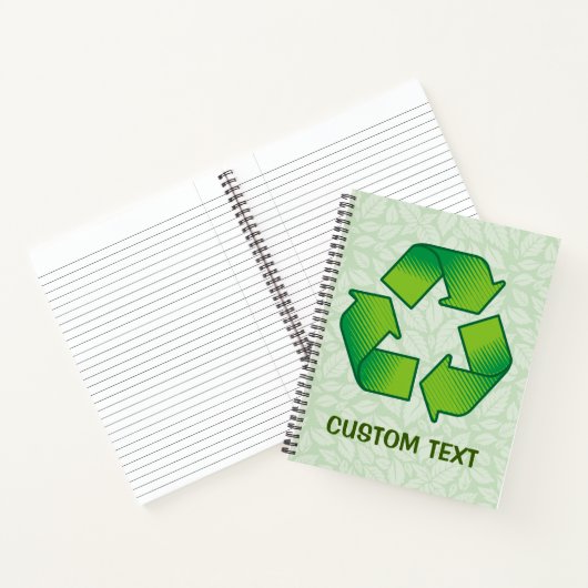 Recyclingsymbool Notitieboek (Binnen)