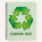 Recyclingsymbool Notitieboek (Voorkant)