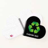 Recyclingsymbool Notitieboek (Binnen)