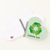 Recyclingsymbool Notitieboek (Binnen)