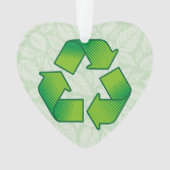 Recyclingsymbool Ornament (voorkant)