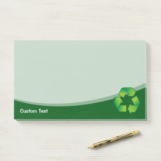 Recyclingsymbool Post-it® Notes (Op bureau)