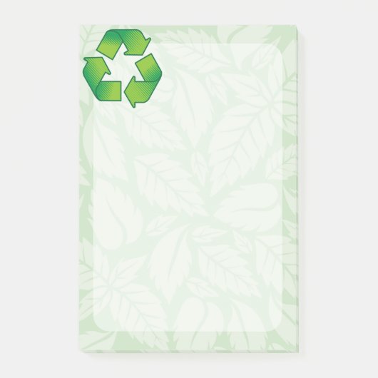 Recyclingsymbool Post-it® Notes (Voorkant)