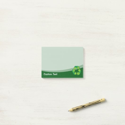 Recyclingsymbool Post-it® Notes (Op bureau)