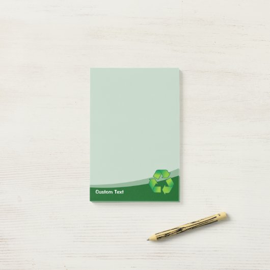 Recyclingsymbool Post-it® Notes (Op bureau)