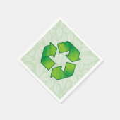 Recyclingsymbool Servetten (Hoek)