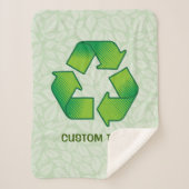 Recyclingsymbool Sherpa Deken (Voorkant)