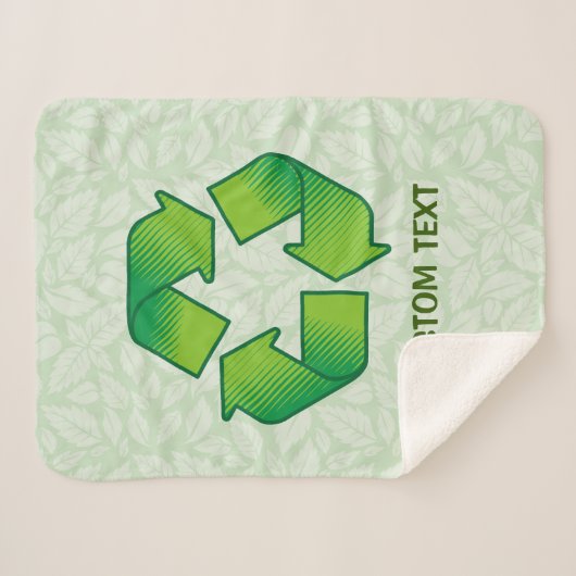 Recyclingsymbool Sherpa Deken (Voorkant (horizontaal))