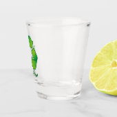 Recyclingsymbool Shot Glas (Rechts)