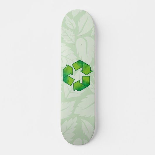 Recyclingsymbool Skateboard (Voorkant)