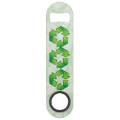 Recyclingsymbool Speed Flessenopener (Achterkant)