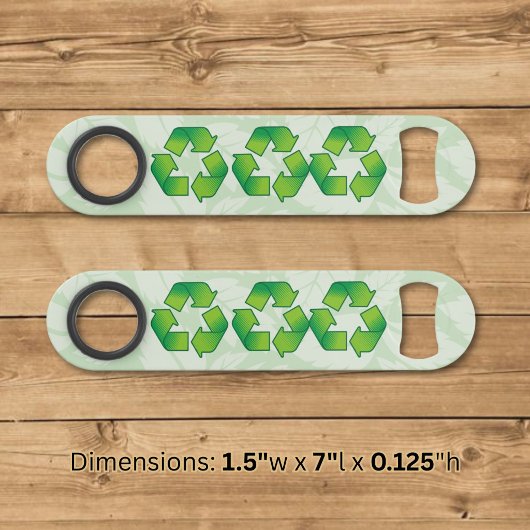 Recyclingsymbool Speed Flessenopener