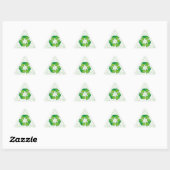 Recyclingsymbool Sticker (Vel)