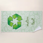 Recyclingsymbool Strandlaken (Voorkant)