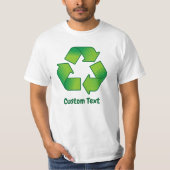 Recyclingsymbool T-shirt (Voorkant)